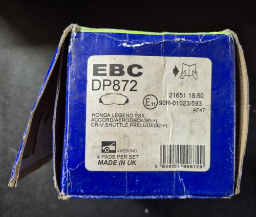 Ebc dp872 front - brake, set