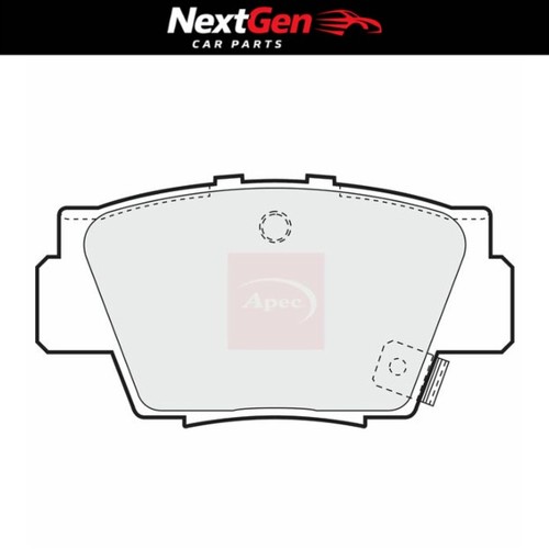Rear brake pads apec for - pads,