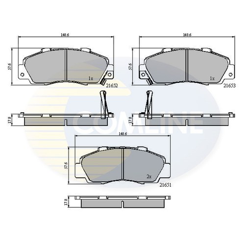 Brake pads set for - brake,