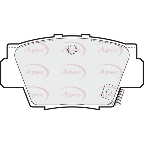 Brake pads set - set, acura