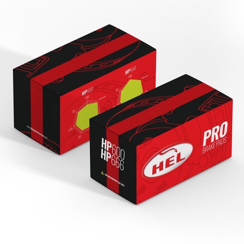 Front hp666 hel track brake - front,