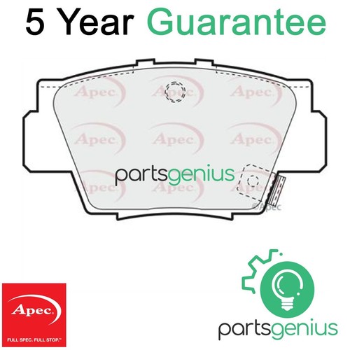 Brake pads set rear apec - brake,