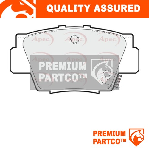 Premium rear brake - brake, pads