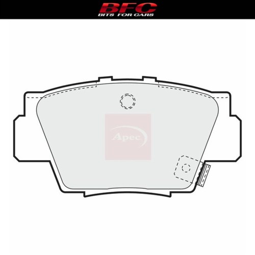 Rear brake pads apec for - pads,