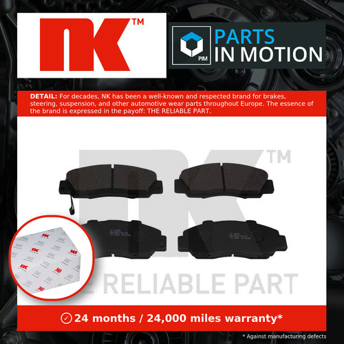 Brake pads set fits - honda, nsx