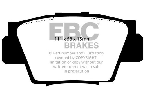 Ebc redstuff rear brake - ebc,