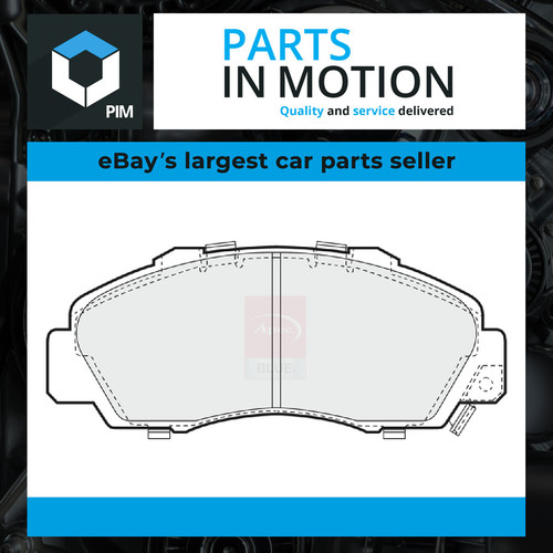Brake pads set fits acura - pads, nsx
